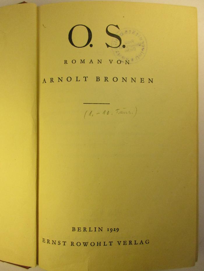 5 L 210 : O. S. (1929)