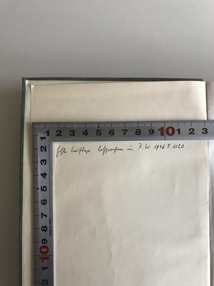 LA 610 63 2 Ex. (ausgesondert) : Reichs-Enteignungsrecht. Die Gesetze des Reiches über die Enteignung von Grundeigentum. (1939);-, Von Hand: -; '[erste Auflage ... im] 7. W. 1936 Y.1120'