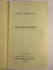 5 L 163 : Eine Zeit stirbt (1934)