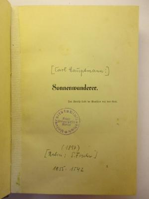 5 L 41 : Sonnenwanderer  (1897)