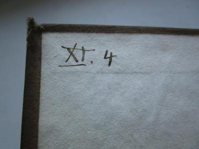  Sammlung der besten deutschen prosaischen Schriftsteller und Dichter (1774);- (Loge zur Freimüthigkeit am Rhein (Frankenthal)), Von Hand: Signatur; 'XI. 4'. ;- (Sankt Johannesloge Freimütigkeit am Rhein im Orient von Frankenthal), Von Hand: Signatur; 'XI ##'.  (Prototyp)