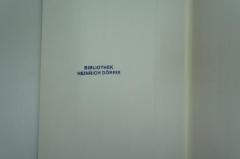 - (Dörrie, Heinrich), Stempel: Name; 'Bibliothek Heinrich Dörrie'. 