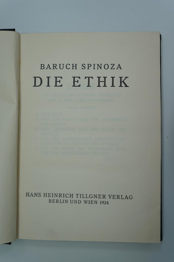 97 044217 : Die Ethik (1924)