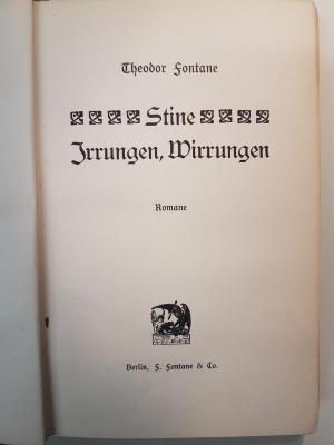 1 L 197-1,5 : Stine : Irrungen, Wirrungen (1905)
