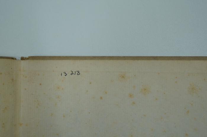 98 031357 : הכתובה בהשתלשלותה ההיסטורית (1924);- (unbekannt), Von Hand: Nummer; '13718'. 