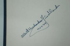 - (Friedlander, Albert Hoschander), Von Hand: Autor, Datum; 'Albert Hoschander Friedlander
HUC '49'. 