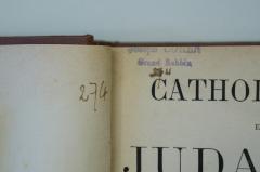 - (Cohen, Joseph), Von Hand: Nummer; '274'. 