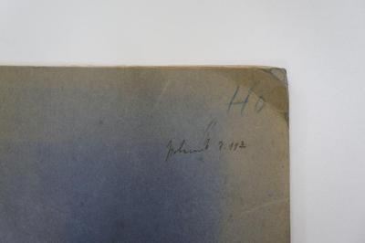 98 027929 : Die Ethik des Maimonides (1876);- (Jüdisch-Theologisches Seminar Fraenckel'scher Stiftung (Breslau) ;Horovitz, Saul), Von Hand: Signatur; 'Ho'. ;- (unbekannt), Von Hand: -; 'Geschenk v. 11.2 [?]'. 