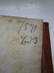 - (Deutsches Reich. Reichssicherheitshauptamt Bibliothek), Von Hand: Exemplarnummer; '7871
Bd 3'. 