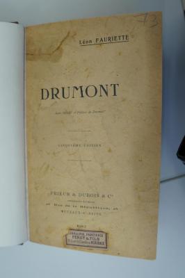 98 021003 : Drumont. Avec portrait et préface de Drumont (1902)