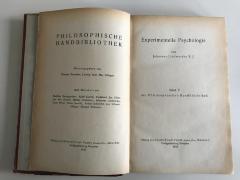 CM 2000 L754+2 : Experimentelle Psychologie (1921)