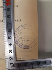 - (Nachstädt, Wilhelm ), Von Hand: -; 'W. Nachstädt
1900'. 