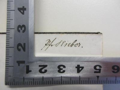 DK 3000 S386 : Landolin Schwabs Lehrerfreuden oder die Emancipation der Volksschule :  Eine einfache Geschichte aus unseren Tagen. (1864);- (Rieber, Jacob), Von Hand: Name; 'Pfr. Rieber'. 