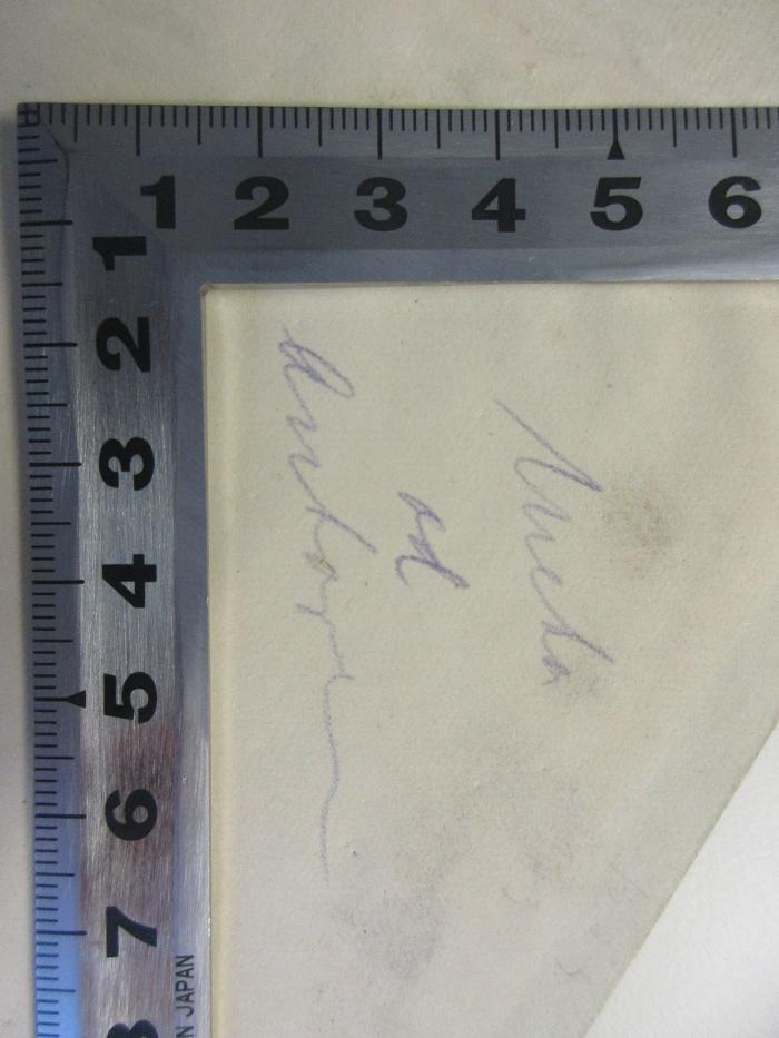 CH 5604 P898D(2)+2 : Der Pragmatismus: ein neuer Name für alte Denkmethoden  (1928);-, Von Hand: -; 'meta ad autorum'