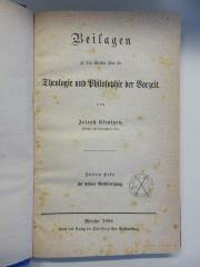 CC 8500 K64-2 : Beilagen zu den Werken über die Theologie und Philosophie der Vorzeit. 2, Zu meiner Rechtfertigung (1868)