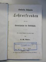 DK 3000 S386 : Landolin Schwabs Lehrerfreuden oder die Emancipation der Volksschule :  Eine einfache Geschichte aus unseren Tagen. (1864)
