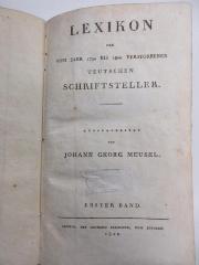 AF 08070.802-1 : Lexikon der vom Jahr 1750 bis 1800 verstorbenen Teutschen Schriftsteller (1902)