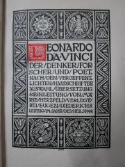 IV 889: Leonardo da Vinci : der Denker, Forscher und Poet (1904)
