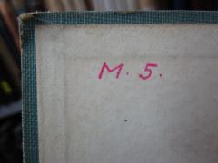 - (Bumann, Helmut), Von Hand: Signatur; 'M. 5.'. 