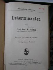 Ic 220 b 1928: Determinanten (1928)