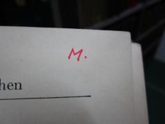 - (Bumann, Helmut), Von Hand: Signatur; 'M.'. 