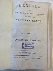 AF 08070.802-14 : Lexikon der vom Jahr 1750 bis 1800 verstorbenen Teutschen Schriftsteller (1815)