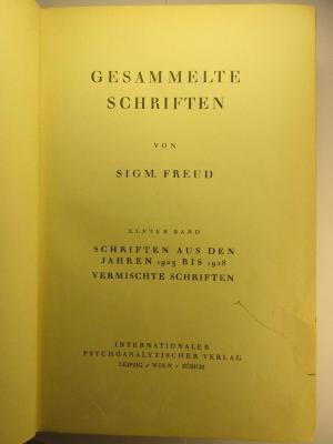 1 R 46-11 : Schriften aus den Jahren 1923 bis 1928 : vermischte Schriften (1928)