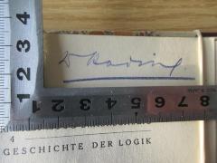 - (Kading, W.), Von Hand: Autogramm; 'W Kading'. 