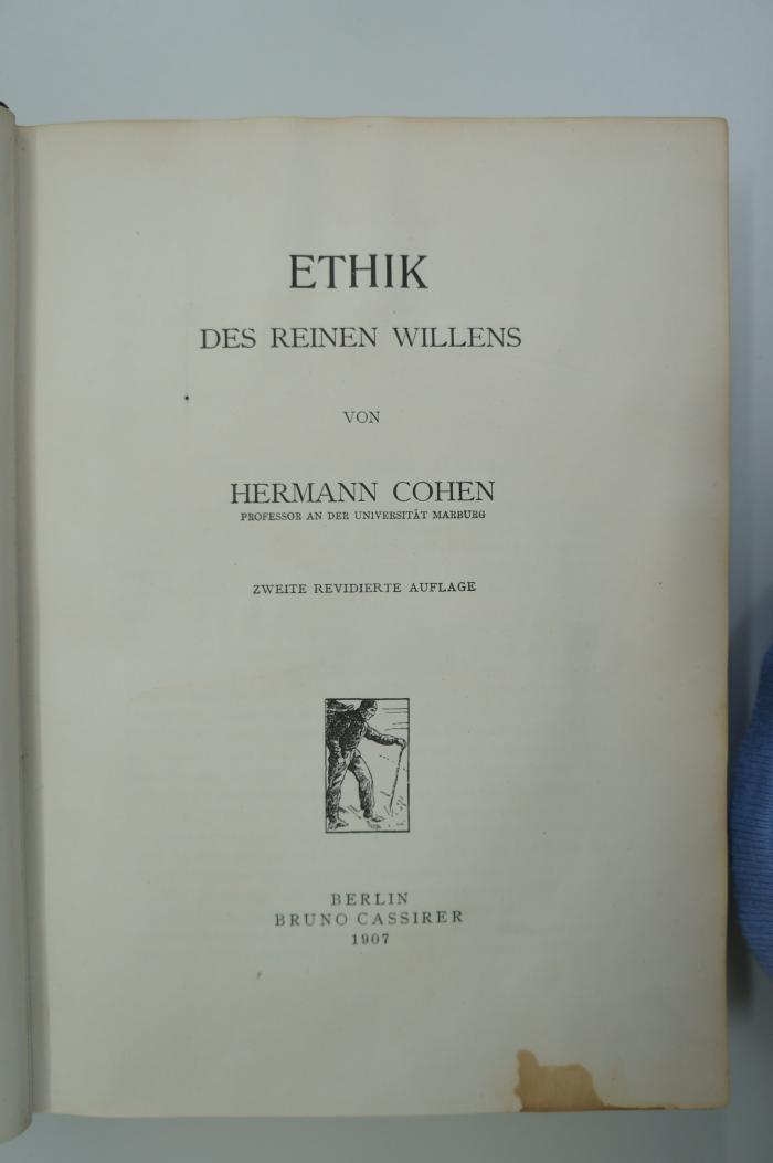 02A.002121 : Ethik des reinen Willens (1907)