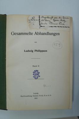 02A.002235 : Gesammelte Abhandlungen (1911)