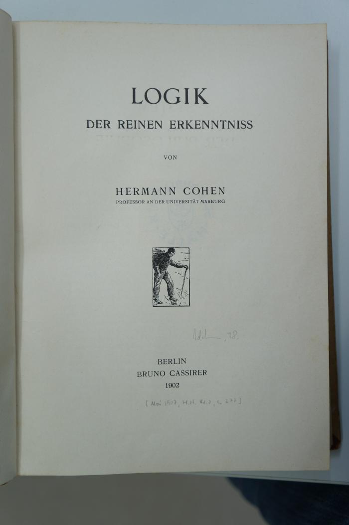 02A.002290 : Logik der reinen Erkenntnis (1902)