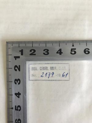 CG 537 / 2 (ausgesondert) : Die Mitgift in Rechtsvergleichender Darstellung (1909);- (Universitatea Regele Ferdinand I. Cluj), Stempel: Name, Nummer; 'BIBL. CENTR. UNIV. CLOJ Nr. 2179-1961'. 