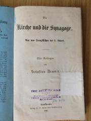 Db 414 : Die Kirche und die Synagoge : Aus dem Französischen des L. Rupert (1864)