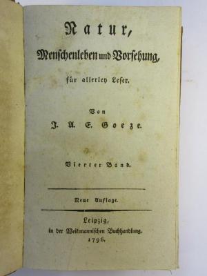 1 S 98-4 : Natur, Menschenleben und Vorsehung, für allerley Leser (1796)