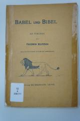 02A.006777 : Babel und Bibel. Ein Vortrag (1903)