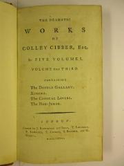 1 M 61-3 : THe Double Gallant. Ximena. The Comical Lover. The Non-Juror. (1777)