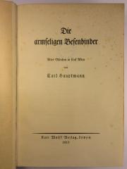 4 L 250 : Die armseligen Buchbinder (1913)