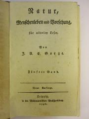 1 S 98-5 : Natur, Menschenleben und Vorsehung, für allerley Leser (1796)