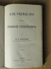 DD 4600 B648 : Karl Volkmar Stoy und das pädagogische Universitätsseminar (1886)