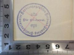 - (Deutschnationaler Handlungsgehilfen-Verband), Stempel: -; 'Deutschnationale [H]andlungsgehilfen
[Perts] und Hamburg
Die Bücherrei'. 