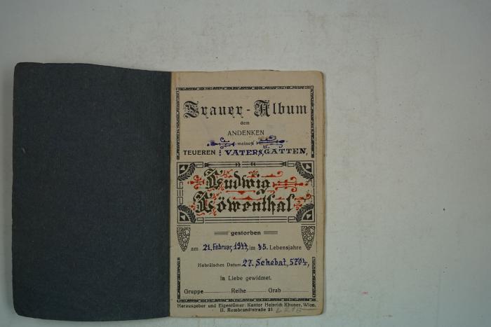  Trauer-Album. (1944)