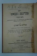 02A.016919 : ... דאס צעהנטע געבאט לא תחמד (1898)