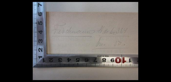 -, -: -; 'Fischmann St. de [?]384
[?] 50'