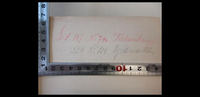 -, Von Hand: -; 'Sid 187. Ni. 746 "Stahnenkampf"
-"- 320 Ni. 214 Bj[örtrands] Metzer'
