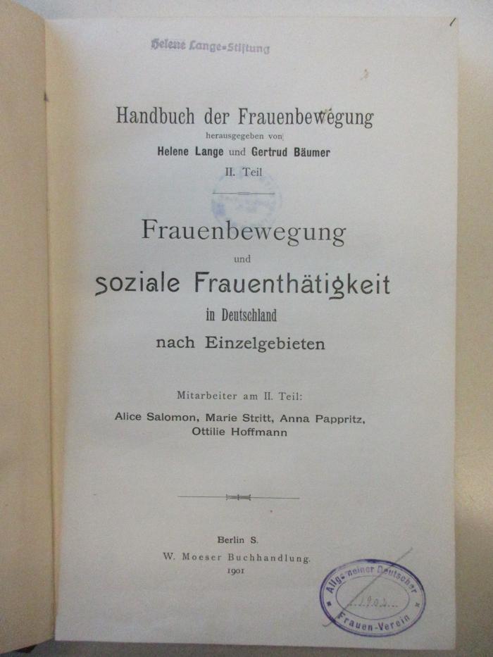MS 3150 A3 L274-2 : Die deutsche Frau im Beruf (1917)
