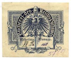 - (Reichspostamt (Berlin). Bücherei), Etikett: Wappen, Berufsangabe/Titel/Branche, Name, Abbildung; 'Bücherei des Reichs-Postamts
Abtheilung: Nummer:'.  (Prototyp)