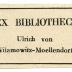 - (Wilamowitz-Moellendorff, Ulrich von), Etikett: Exlibris, Name; 'Ex Bibliotheca Ulrich von Wilamowitz-Moellendorff'.  (Prototyp)