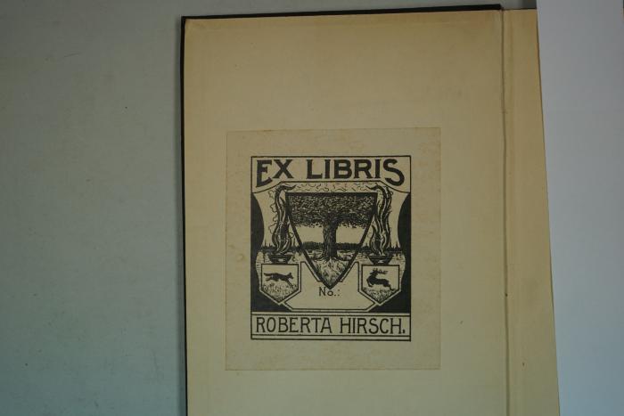 - (Hirsch, Roberta), Papier: Exlibris; 'Roberta Hirsch'. 