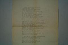 - (Kloerss, Sophie), Papier: Autor; '[Gedicht "Bethlehem" von Sophie Kloerss, maschinenschriftlich]'. 
