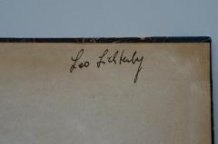 - (Lichtenberg, Leo), Von Hand: Autogramm; 'Leo Lichtenberg'. 